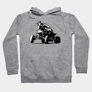 450 SX Quad Black and White Hoodie